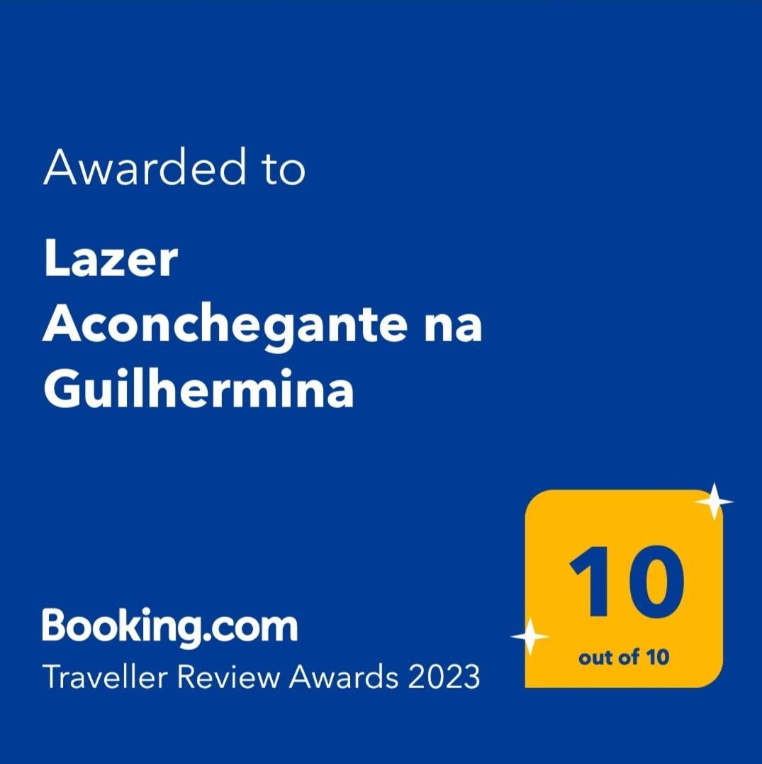 Lazer Aconchegante Na Guilhermina Praia Grande  Kültér fotó